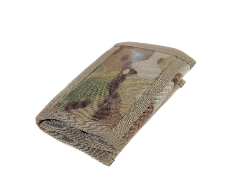 Raine Military MultiCam Trifold Wallet - Trifold Wallets for Men - Tactical Wallet - Mens Military Accessories - Mens Wallet - Velcro Wallet - Image 1